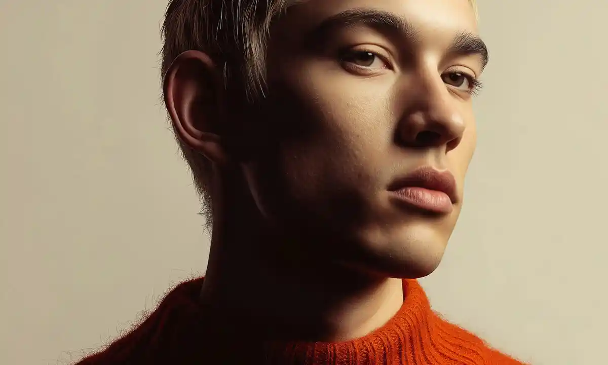 portait of a male model